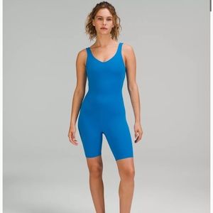 Poolside blue align onesie Lululemon